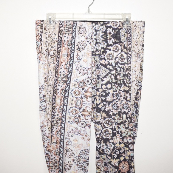 Judith March Boho Persian Suede Bell Bottom Pants - Picture 3 of 6